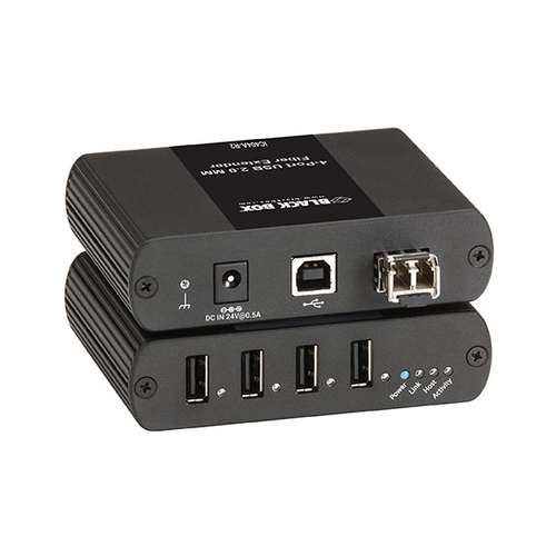 IC404A-R2, Extensor de fibra óptica USB - Black Box