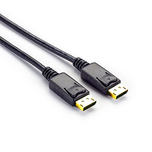 VCB-DP2-0003-MM, Cable DisplayPort 4K 60Hz versión 1.2, macho/macho con  seguros - Black Box