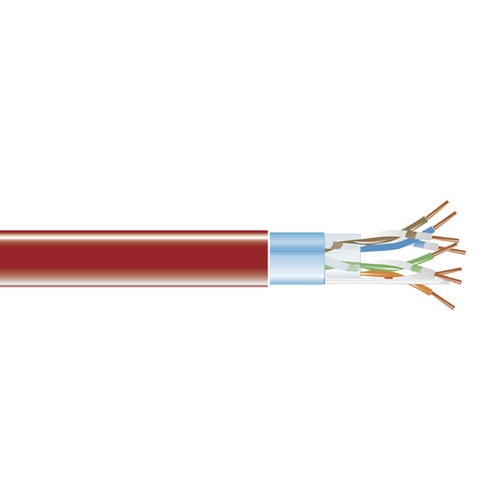 EVNSL051XA, CAT5e 350MHz Bulk Cable Solid, Shielded (F/UTP), Plenum