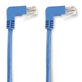 Cable de conexión Ethernet SpaceGAIN CAT6 de 250 MHz – Fundas moldeadas en ángulo, sin blindaje (UTP)